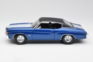 Chevrolet Chevelle SS 454 Sininen Maisto 1:18 531886 Metalli — kuva 4 / 8
