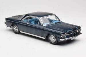 Chevrolet Corvair Tummansininen Sun Star 1:18 1482 Metalli — kuva 6 / 8