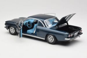Chevrolet Corvair Tummansininen Sun Star 1:18 1482 Metalli — kuva 7 / 8
