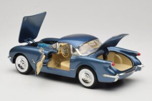 Chevrolet Corvette C1 Sininen Mira 1:18 6105 Metalli — kuva 5 / 8
