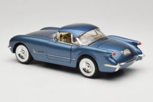 Chevrolet Corvette C1 Sininen Mira 1:18 6105 Metalli — kuva 7 / 8