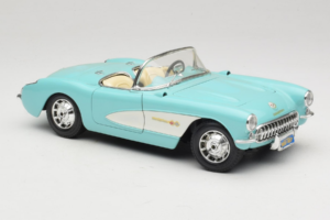 Chevrolet Corvette C1 Sininen & Valkoinen Bburago 1:18 3024-M2 Metalli — kuva 6 / 8