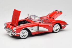 Chevrolet Corvette C1 Punainen Motormax 1:18 73100TC Metalli — kuva 2 / 8