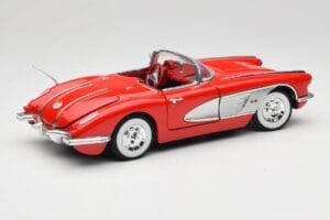 Chevrolet Corvette C1 Punainen Motormax 1:18 73100TC Metalli — kuva 3 / 8