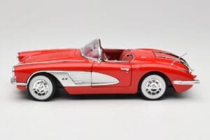 Chevrolet Corvette C1 Punainen Motormax 1:18 73100TC Metalli — kuva 4 / 8