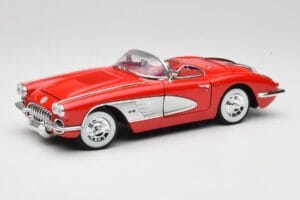 Chevrolet Corvette C1 Punainen Motormax 1:18 73100TC Metalli