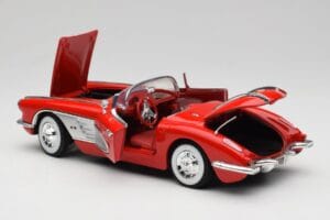 Chevrolet Corvette C1 Punainen Motormax 1:18 73100TC Metalli — kuva 5 / 8