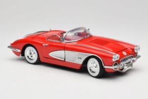Chevrolet Corvette C1 Punainen Motormax 1:18 73100TC Metalli — kuva 6 / 8