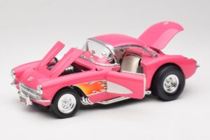 Chevrolet Corvette C1 Gasser Vaaleanpunainen Road Legends 1:18 92019-R1 Metalli — kuva 2 / 8