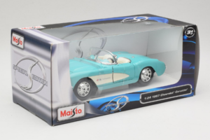 Chevrolet Corvette C1 Mintunvihreä Maisto 1:24 31275 Metalli — kuva 2 / 3