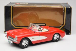 Chevrolet Corvette C1 Roadster Punainen Bburago 1:18 3024 Metalli — kuva 8 / 8