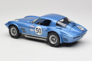 Chevrolet Corvette C2 Grand Sport #50 Nassau Speed Week 1963 Exoto 1:18 RLG18024 Metalli — kuva 7 / 8