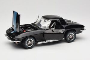 Chevrolet Corvette C2 Musta American Muscle 1:18 AMM1099/06 Metalli — kuva 2 / 8
