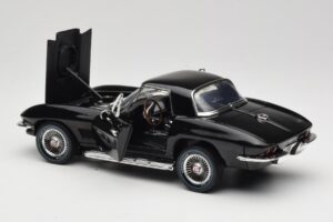 Chevrolet Corvette C2 Musta American Muscle 1:18 AMM1099/06 Metalli — kuva 5 / 8
