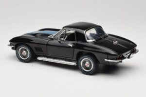Chevrolet Corvette C2 Musta American Muscle 1:18 AMM1099/06 Metalli — kuva 7 / 8