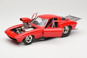 Chevrolet Corvette C3 Dragster Punainen Hot Wheels 1:18 29226 Metalli — kuva 2 / 8