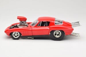 Chevrolet Corvette C3 Dragster Punainen Hot Wheels 1:18 29226 Metalli — kuva 4 / 8