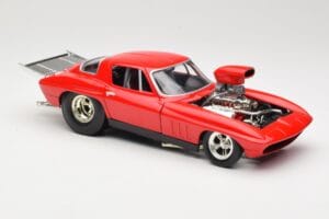 Chevrolet Corvette C3 Dragster Punainen Hot Wheels 1:18 29226 Metalli — kuva 6 / 8