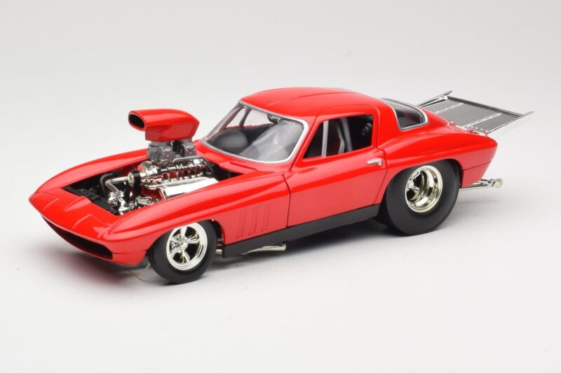 Chevrolet Corvette C3 Dragster Punainen Hot Wheels 1:18 29226 Metalli