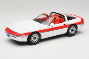 Chevrolet Corvette C4 A-Team Valkoinen GreenLight 1:18 13532 Metalli