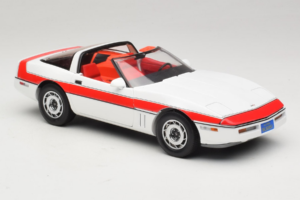Chevrolet Corvette C4 A-Team Valkoinen GreenLight 1:18 13532 Metalli — kuva 6 / 8