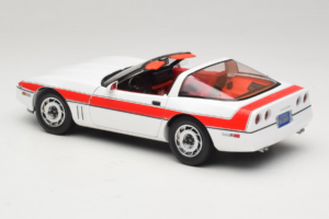 Chevrolet Corvette C4 A-Team Valkoinen GreenLight 1:18 13532 Metalli — kuva 7 / 8
