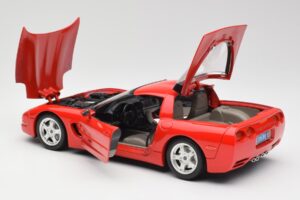 Chevrolet Corvette C5 Punainen Bburago 1:18 3066 Metalli — kuva 5 / 8