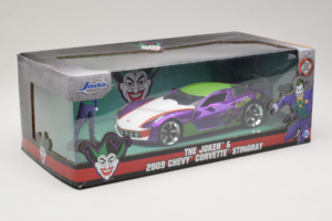 Chevrolet Corvette C6 Stingray The Joker With Figure Jada 1:24 253255020 Metalli — kuva 2 / 3