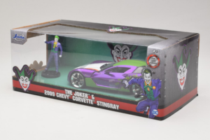 Chevrolet Corvette C6 Stingray The Joker With Figure Jada 1:24 253255020 Metalli — kuva 3 / 3