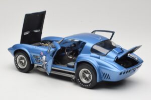 Chevrolet Corvette Grand Sport GT #80 R. Penske Chevrolet Nassau Speed Week 1963 Exoto 1:18 RLG18022 Metalli — kuva 5 / 8