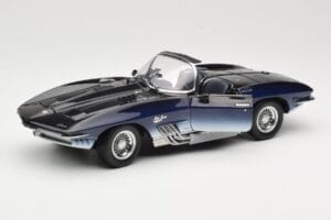 Chevrolet Corvette Mako Shark Tummansininen UT Models 1:18 21061 Metalli — kuva 2 / 8