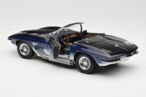 Chevrolet Corvette Mako Shark Tummansininen UT Models 1:18 21061 Metalli — kuva 5 / 8