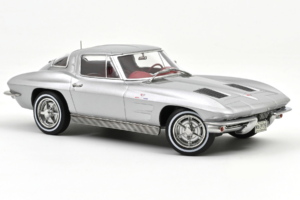 Chevrolet Corvette C2 Sting Ray Sebring Silver Norev 1:18 189052 Metalli