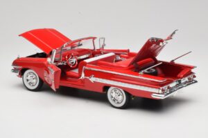 Chevrolet Impala Avoauto Punainen Welly 1:18 9864W Metalli — kuva 5 / 8