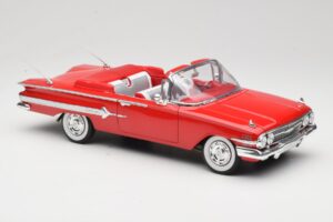 Chevrolet Impala Avoauto Punainen Welly 1:18 9864W Metalli — kuva 6 / 8