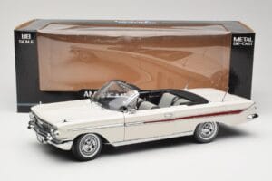 Chevrolet Impala Avoauto Valkoinen Sun Star 1:18 3405 Metalli — kuva 8 / 8