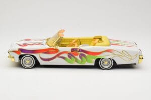 Chevrolet Impala Lowrider White Metallic Hot Wheels 1:18 27635 Metalli — kuva 4 / 8