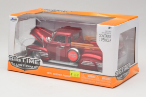 Chevrolet Pickup Bigtime Kustoms Punainen Jada 1:24 96802 Metalli — kuva 3 / 3