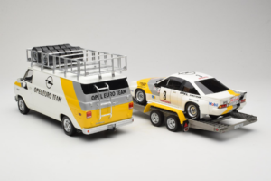 Opel Manta 400 Group B Rally Tour de Corse 1984 Chevrolet G30 Huoltoautolla Otto 1:18 OT491 Hartsi — kuva 2 / 13