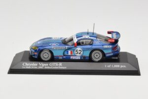 Chrysler Viper GTS-R #52 S. Belloc / F. Cochet / T. Treluyer 24 Hours of Le Mans 2002 Minichamps 1:43 499921452 Metalli