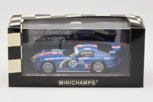 Dodge Viper GTS-R #57 Terrien / Cochet / Dayraut Le Mans 24 Hours 2001 Minichamps 1:43 400011457 Metalli — kuva 4 / 4