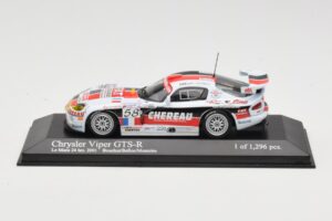 Dodge Viper GTS-R #58 C. Bouchut / Belloc / Monteiro Le Mans 24 Hours 2001 Minichamps 1:43 400011458 Metalli