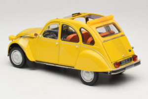 Citroen 2CV 6 Club Mimosa Yellow Norev 1:18 181496 Metalli — kuva 5 / 6