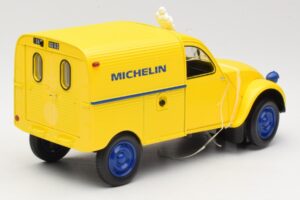 Citroen 2CV Fourgonnette Michelin Bibendum Norev 1:18 181502 Metalli — kuva 2 / 6