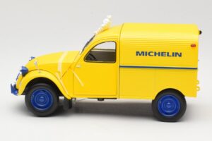 Citroen 2CV Fourgonnette Michelin Bibendum Norev 1:18 181502 Metalli — kuva 3 / 6