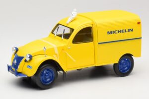 Citroen 2CV Fourgonnette Michelin Bibendum Norev 1:18 181502 Metalli