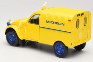 Citroen 2CV Fourgonnette Michelin Bibendum Norev 1:18 181502 Metalli — kuva 5 / 6