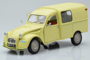 Citroen 2CV Furgonette AK350 Pastis Keltainen Norev 1:18 181488 Metalli