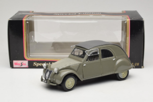 Citroen 2CV Vihreä Maisto 1:18 50289 Metalli — kuva 8 / 8