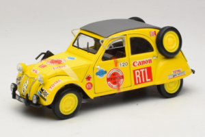 Citroen 2CV Rally Keltainen Maisto 1:18 56032 Metalli